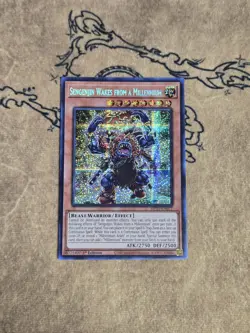 Yugioh Sengenjin Wakes from a Millennium MP25-EN077 Prismatic Secret Rare NM - Image 1