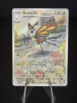 Beautifly 219/217 Illustration Rare Ascended Heroes Pokemon Near Mint - Image 1