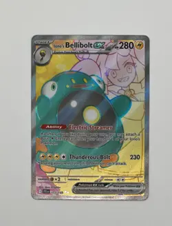 The Pokemon Company Pokemon TCG Iono's Bellibolt ex 172/159 SV09 UR FA Holo EN - Image 2