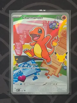 Pokemon Charmander MEP 038 Mega Evolution Promo Holo First Partner NM - Image 1
