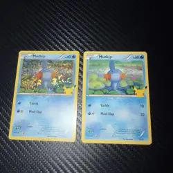 Mudkip 19/25 2021 McDonalds 25th Anniversary Pokemon Error Holo-bleed & Non LOT - Image 1