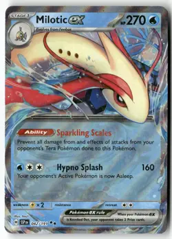 Milotic ex 042/191 Double Rare Surging Sparks Pokemon Near Mint - Image 1