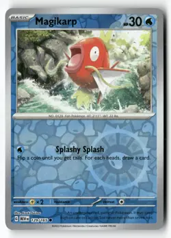 Magikarp 129/165 Common 151 Pokemon Reverse Holo Near Mint - Image 1