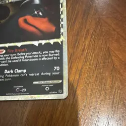 The Pokemon Company Pokemon TCG Houndoom Undaunted 82/90 Holo Rare Eng 2010 - Image 2