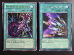 Yugioh Thousand Knives PCY-E003 Secret Rare + Dark Magic Attack AST-095 Ultra - Image 1