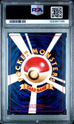 2001 POKEMON JAPANESE NEO 4DARK ESPEON-HOLO DOUBLE SWIRL 196 PSA 8 - Image 2