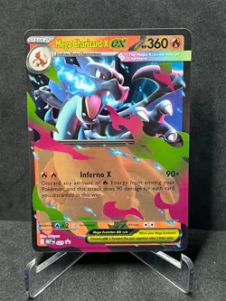 Mega Charizard X ex 029 Holo Promo Mega Evolution Promo Pokemon Holo Near Mint - Image 1