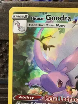 Pokemon NM Holo Hisuian Goodra GG21/GG70 Ultra Rare Crown Zenith: Galarian Galle - Image 2