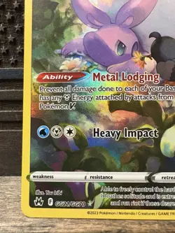 Pokemon NM Holo Hisuian Goodra GG21/GG70 Ultra Rare Crown Zenith: Galarian Galle - Image 4