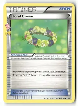 FLORAL CROWN RC26/RC32 C GENERATIONS POKEMON NM/M - Image 1