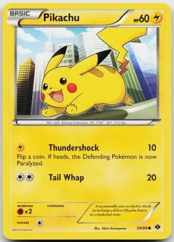 Pikachu 39/99 Common Next Destinies Pokemon Moderately Played - Image 1
