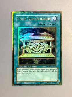 yugioh Gold Sarcophagus GLD2-EN040 Ultra Rare LIMITED EDITION near mint - Image 1