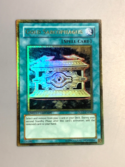 yugioh Gold Sarcophagus GLD2-EN040 Ultra Rare LIMITED EDITION near mint - Image 2