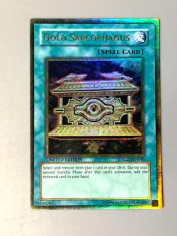 yugioh Gold Sarcophagus GLD2-EN040 Ultra Rare LIMITED EDITION near mint - Image 3