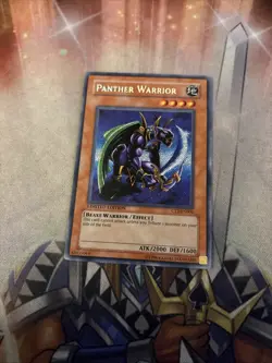 Panther Warrior - CT2-EN006 NM Secret Rare 2005 Collectors Tin Yu-Gi-Oh - Image 1