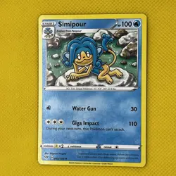 Simipour 042/189 UnCommon Darkness Ablaze 2020 Pokemon Card NM - Image 1