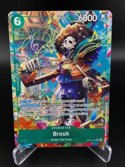 Brook (Alternate Art) OP15-032 Adventure on Kami's Island One Piece NM - Image 1