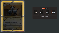 Magneton Holo Rare 9/130 Base Set 2 WOTC Pokemon Card Near Mint NM Swirl - Image 5