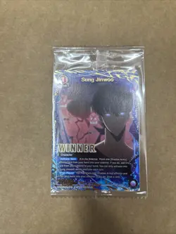 Sung Jinwoo Winner Card Union Arena Promo SEALED Limited Prize Card - Image 1