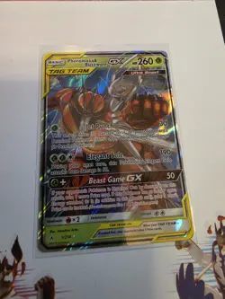 Pheromosa & Buzzwole GX Holo 1/214 NM SM - Unbroken Bonds Pokemon Card - Image 1