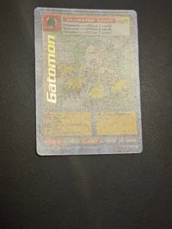 Digimon Gatomon BO-77 Gold Rare Digi Battle Series 2 Card Bandai 1999 - Image 4