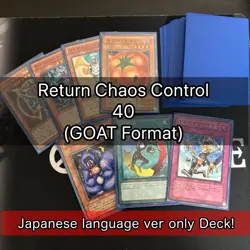 Return Chaos Control Retro (GOAT Format) 40 Japanese Deck Yu-Gi-Oh card fym0-003 - Image 1