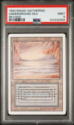 1994 MTG REVISED UNDERGROUND SEA PSA 9 - Image 1