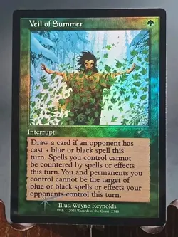 Veil of Summer (2348) Secret Lair Drop MTG Foil Near Mint - Image 1