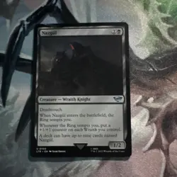 Nazgul Creature Uncommon Black MTG Universes Beyond LOTR 2023 0100 - Image 1