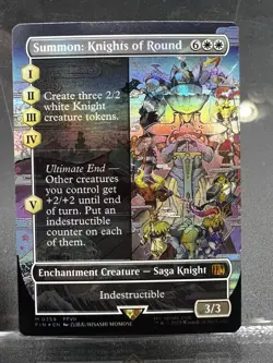 Summon: Knights of Round (Borderless) Final Fantasy Foil - Image 1