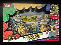 Pokemon TCG Ascended Heroes Premium Poster Collection Mega Lucario Sealed Box - Image 1
