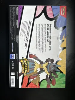 Pokemon TCG Ascended Heroes Premium Poster Collection Mega Lucario Sealed Box - Image 2
