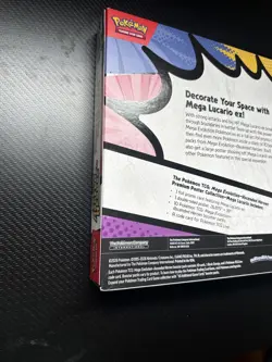 Pokemon TCG Ascended Heroes Premium Poster Collection Mega Lucario Sealed Box - Image 3