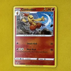 Combusken 023/189 UnCommon Darkness Ablaze 2020 Pokemon Card NM - Image 1