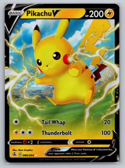 Pokemon - Pikachu V SWSH08: Fusion Strike 086/264 NM - Image 1