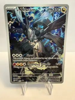 N's Zekrom 031 NM Pokemon TCG Promo Mega Evolution Promos Holo - Image 1