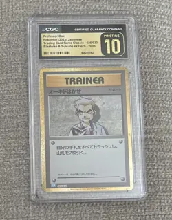 Pokemon Professor Oak CGC Pristine 10 Classic 026/032 Holo Japanese - Image 1