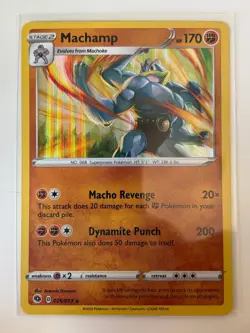 Machamp 026/073 Holo Rare Champion's Path Pokemon Holo Near Mint - Image 1