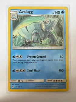 Avalugg 30/131 Rare Forbidden Light Pokemon Near Mint - Image 1