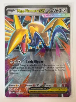 Mega Skarmory ex 055/088 Double Rare Perfect Order Pokemon Holo Near Mint - Image 1