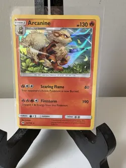 ARCANINE 22/149 HOLO RARE SM BASE SET POKEMON TCG HOLO LP - Image 1