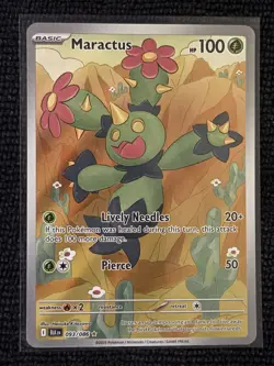 Maractus - 093/086 NM Illustration Rare (EN) - Pokemon TCG SV: Black Bolt - Image 1