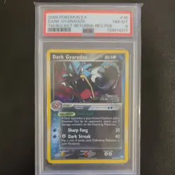 PSA 8 Pokemon Dark Gyarados #36 Reverse Holo ex Team Rocket Returns 36/109 - Image 1