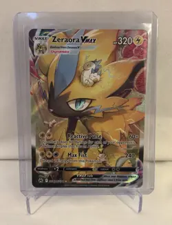Zeraora VMAX GG42/GG70 Crown Zenith: Galarian Gallery Pokemon illustration Rare! - Image 1