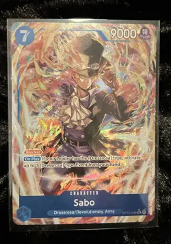 Sabo (Alternate Art) OP15-046 Adventure on Kami's Island SR Foil One Piece NM/M - Image 2