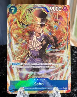 Sabo (Alternate Art) OP15-046 Adventure on Kami's Island SR Foil One Piece NM/M - Image 3