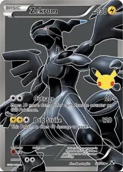 Zekrom 114/114 Celebrations: Classic Collection NM Pokemon - Image 2