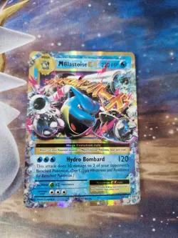 M Blastoise EX 22/108 Pokemon Card Mega XY Evolutions TCG Holo Ultra Rare NM - Image 1