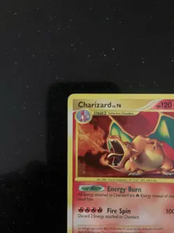 Pokemon Card CHARIZARD Holo PSA 7 SWIRL Diamond & Pearl Stormfront 103/100 2008 - Image 3