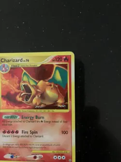 Pokemon Card CHARIZARD Holo PSA 7 SWIRL Diamond & Pearl Stormfront 103/100 2008 - Image 4